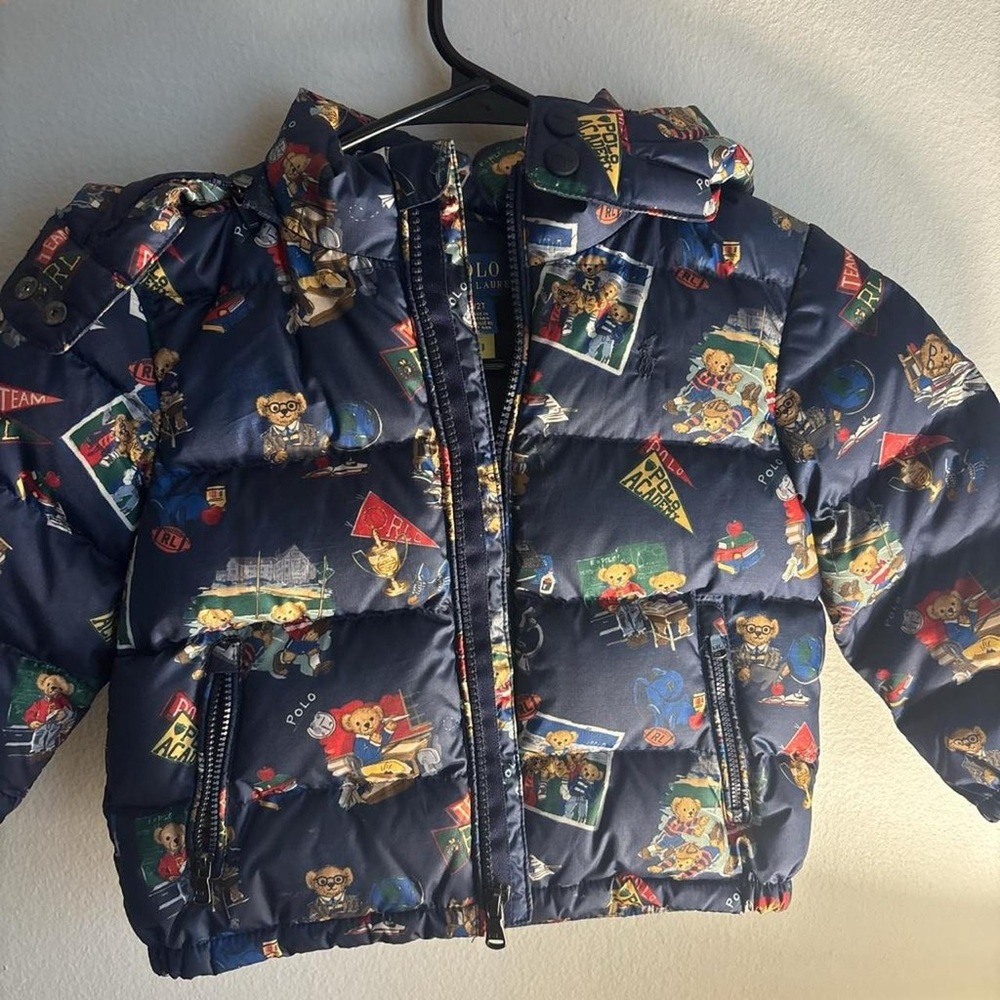 Polo by Ralph Lauren Kids' Navy Graphic Puffer Jacket